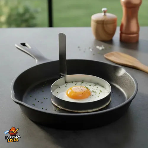 Molde para huevos en acero inoxidable